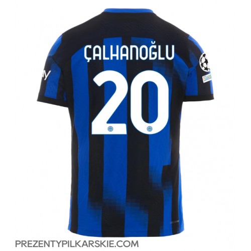 Stroje piłkarskie Inter Milan Hakan Calhanoglu #20 Koszulka Podstawowej 2023-24 Krótki Rękaw